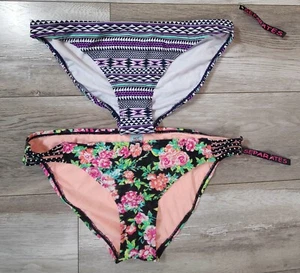 LOTE DE 2 Pantalones de Bikini de Natación Agua Caliente/Separados Talla XL Elastizados Multicolor Nuevos con Etiquetas - Imagen 1 de 14