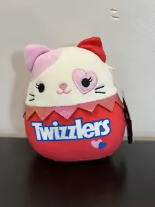 Squishmallow Valentine's Karina The Cat 9" TWIZZLERS Hersheys Plush - Picture 1 of 4