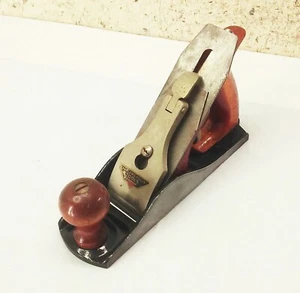 Vtg antique Millers Falls no.9 smooth wood plane #4 size USA - Bild 1 von 21