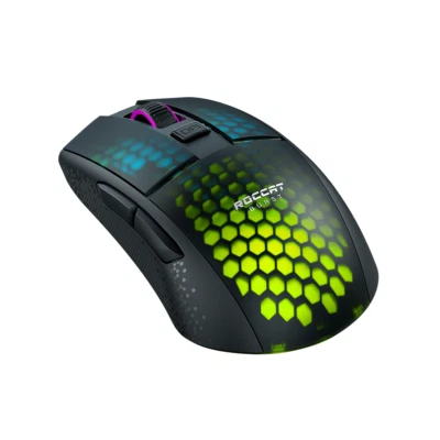 Roccat Burst PRO AIR Gaming Mouse Black 2.4Ghz Bluetooth 5.2 19,000 DPI optical - Image 1 of 4