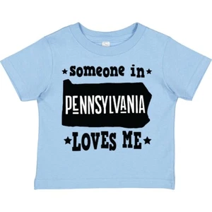 Inktastic Someone In Pennsylvania Loves Me Toddler T-Shirt Clothing Gift From - Picture 1 of 12