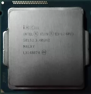 INTEL XEON E3-1240V3 SR152 3.40GHZ 8 MB CACHE LGA1150 SERVER CPU PROCESSOR - Picture 1 of 2