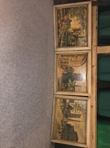 Therese Darche 1946 Paris Print Paintings Chatelet Notre Dame Quais Julien - Picture 1 of 12