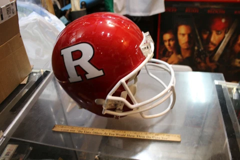 Fullsize Replica Ridell Football Helmet Rutgers Scarlet Knights Big 10!  JSH Cover