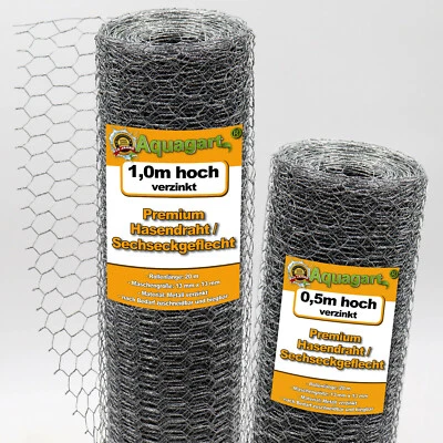 Rete esagonale recinto per polli filo per conigli griglia per conigli filo per conigli 50 cm e 100 cm - Immagine 1 di 4