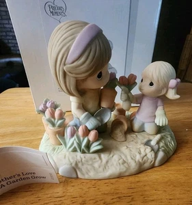 Precious Moments A Mother's Love Makes A Garden Grow - Picture 1 of 5
