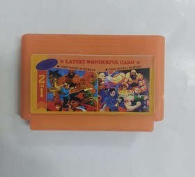 Street fighter 12p, Street fighter 5, rare cartridge from 90's for dendy famicom