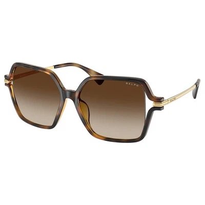 Gafas de sol Ralph Lauren RA 5319U 500313 brillantes oscuras de plástico y metal marrón Habana Foto 1 de 3