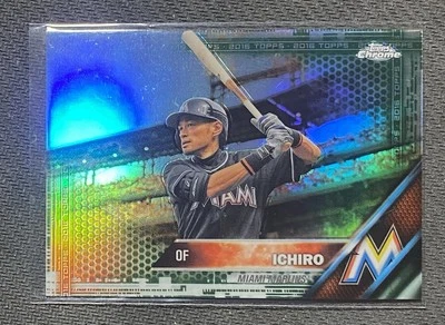 2016 Topps Chrome Green Refractor 41/99 Ichiro Suzuki #116 - Image 1 of 2