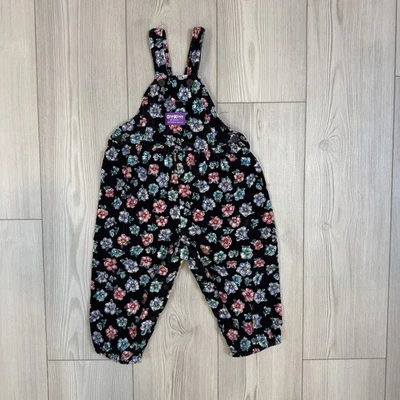 Mono Floral Pana Vintage OshKosh BGosh Vintage Niñas Talla 3 Hecho en EE. UU. Foto 1 de 4