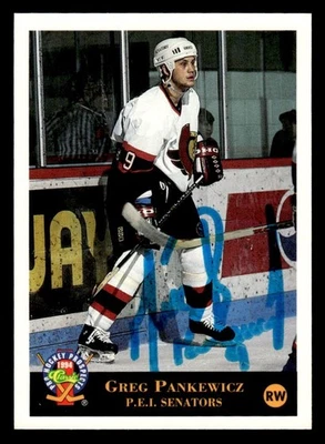 1994 Classic Pro Prospects Hockey #57 Greg Pankewicz Signed Auto (no COA) *d3 - Image 1 of 2