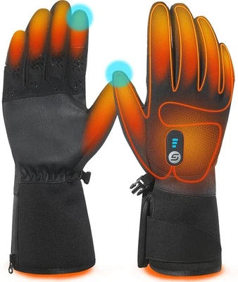 Guantes térmicos JS LifeStyle para hombre mujer, 7,4 V 3000 mAh recargables resistentes al desgaste... Foto 1 de 4