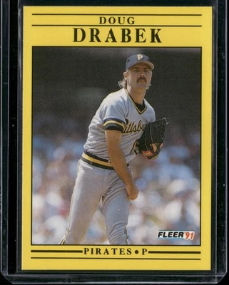 1991 Fleer - Doug Drabek #36 - Image 1 of 2