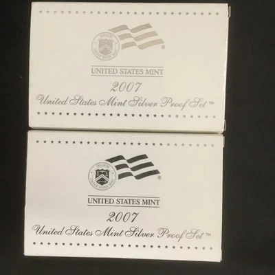 2 - 2007 S United States Mint Silver Proof 14 Coin Sets - Image 1 of 4