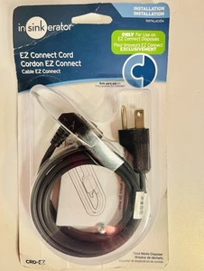InSinkErator Smaltimento Spazzatura EZ Connect Cavo Alimentazione 3' CRD-EZ - Nuovo, Scatola Sigillata - Foto 1 di 3