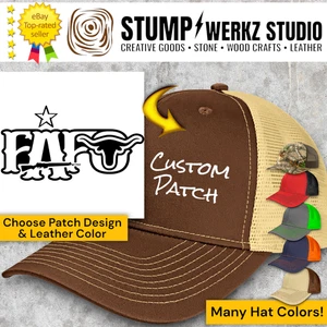 Custom Trucker Hat Baseball Cap Personalized Richardson Country FAFO Western - Picture 1 of 20
