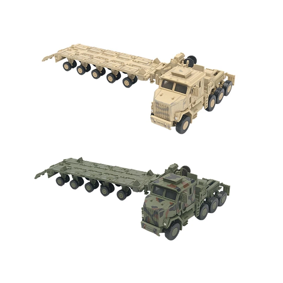 Rimorchio trattore in scala 1/72, modello di veicolo, giocattolo da trasporto, - Immagine 1 di 1