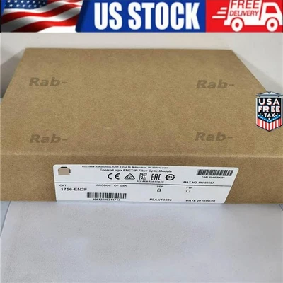 New IN BOX 1756-EN2F Series C ControlLogix EtherNet/IP Fiber Module ship DHL - Image 1 of 4