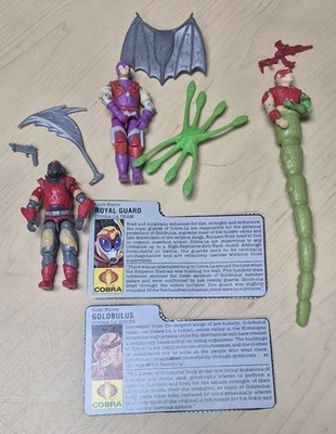 Vintage G.I. 1987 GI Joe Lote ARAH 3.75 Cobra La Team Figura Set *99% Completo Foto 1 de 4