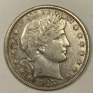 1915-S Friseurhälfte .50. Sharp Extra Fine.  - Bild 1 von 3