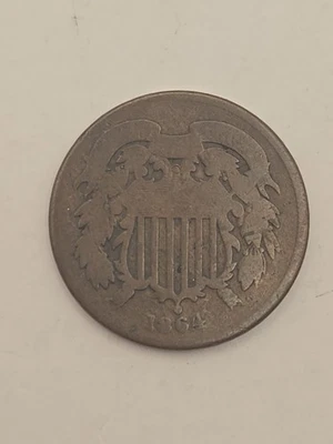 1864 2 Cent Piece US 2 Cent - Image 1 of 4