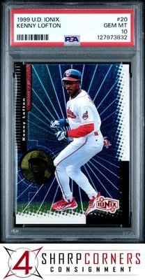1999 UPPER DECK IONIX #20 KENNY LOFTON INDIANS POP 3 PSA 10 - Image 1 of 3