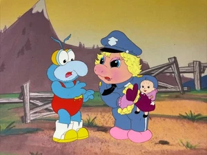 MUPPET BABIES Animation Cel Vintage Cartoons JIM HENSON Disney Kunst 80er Set I2 - Bild 1 von 2