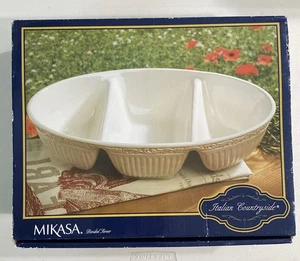 Mikasa Italian Countryside 13” Divided Serving Bowl - Picture 1 of 22