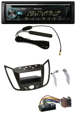 Pioneer CD MP3 AUX DAB USB Autoradio für Ford C-Max / Kuga - dunkelbraun - Bild 1 von 4