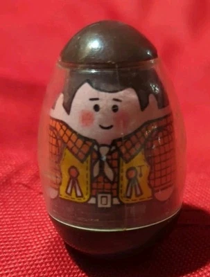 Hasbro Weebles Western Cowboy 1974 figura niño moreno Foto 1 de 4