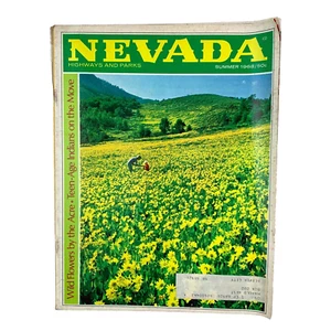 Vintage Summer 1968 Nevada Highways & Parks Magazine Wild Flowers by the Acre - Picture 1 of 5
