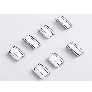 7x For Toyota RAV4 2013-2018 Car Door Window Lifter Button Silver ABS Cover Trim - Picture 1 of 2