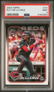 Elly De La Cruz 2024 Topps RC #141 PSA 9 - Imagen 1 de 2