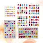 7 Sheets Body Molds for Candle Making Jewel Stickers Round