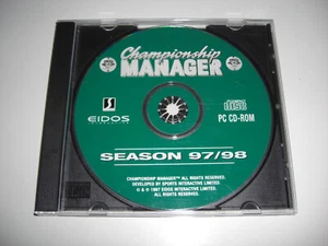 CHAMPIONSHIP MANAGER STAGIONE 97/98 Pc Cd Rom CDni CM 97/98 - Foto 1 di 1