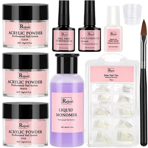 Kit De Uñas Unas Acrilicas Con Deshidratador De Preparacion Y Base Kit De Polvo - Bild 1 von 13