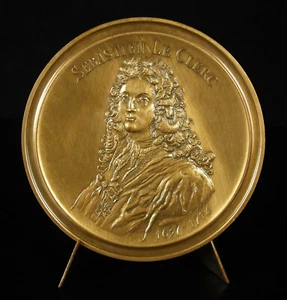 Medal Sebastian Leclerc Chevamlier Roman Artist Engineer Military Lorrain - Picture 1 of 4