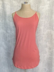 Flex It Pink Women's Tank Top Medium Coral Athletic Sports Performance Stretch - Picture 1 of 10