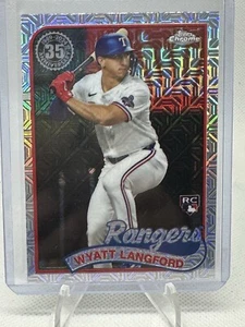 2024 topps update chrome mojo rc wyatt langford #t89cu-59 - Picture 1 of 2