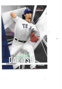 Yu Darvish 2017 Topps Finest Baseball Card #72 Texas Rangers - Picture 1 of 2