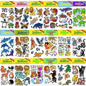 KINDER TIER TATTOOS -Tattoo Kindertattoos Mitgebsel Kindergeburtstag Lutz Mauder - Bild 1 von 56