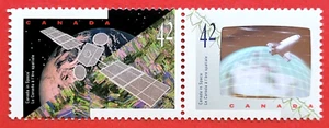 Canada Stamp #1442a (1441,1442) "Canada in Space" MNH 1992 - Picture 1 of 1