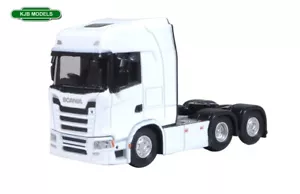 OO Gauge Oxford Diecast 1:76 (76WHSNGCAB) Plain White Scania Lorry Cab - Picture 1 of 8
