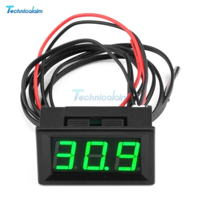 DC12V Digital Intelligent Temperature Test Thermometer with Waterproof NTC Probe - Bild 1 von 4