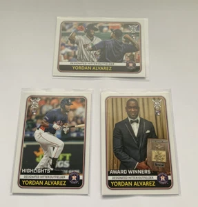 2020 Topps Big League Yordan Alvarez Lot (3) Rookie - Picture 1 of 2