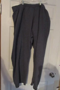 JUST MY SIZE size 5X 30w/32w blue sweat pants (no elastic ankles) fuzzy inside - Picture 1 of 6
