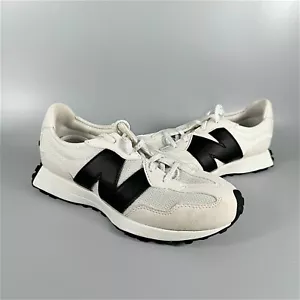 New Balance 327 Blanco Negro Crema Mujer Zapatillas Talla UK 4 Zapatos GS327CWB - Imagen 1 de 18