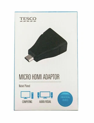 TESCO HDMI AUF MINI HDMI/MICRO HDMI ADAPTER - Bild 1 von 2