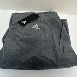 Pantalones Cortos Adidas Para Hombre Gris Jaspeado Tejidos Elastizados Mezcla Poliéster Talla 36 Nuevos con Etiquetas - Imagen 1 de 7