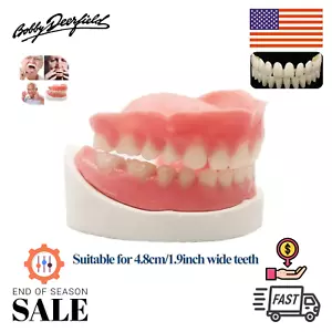 Comfortable Do-It-Yourself Full Denture - Temporary Teeth Smile Enhancement Kit - Picture 1 of 6